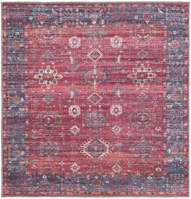 Detail image of 5' 3 x 5' 3 Washable Maahru Square Rug
