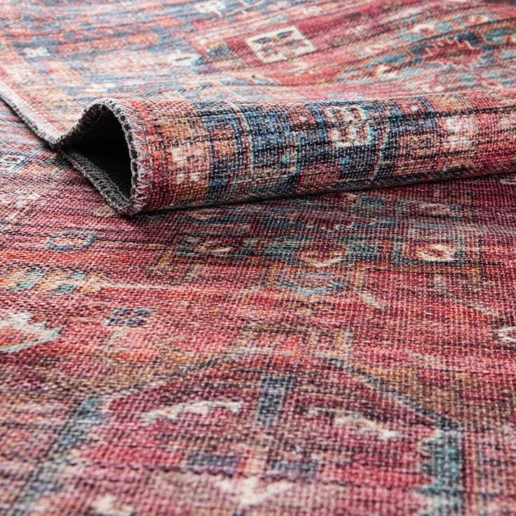 Detail image of 10' 6 x 10' 6 Washable Maahru Square Rug