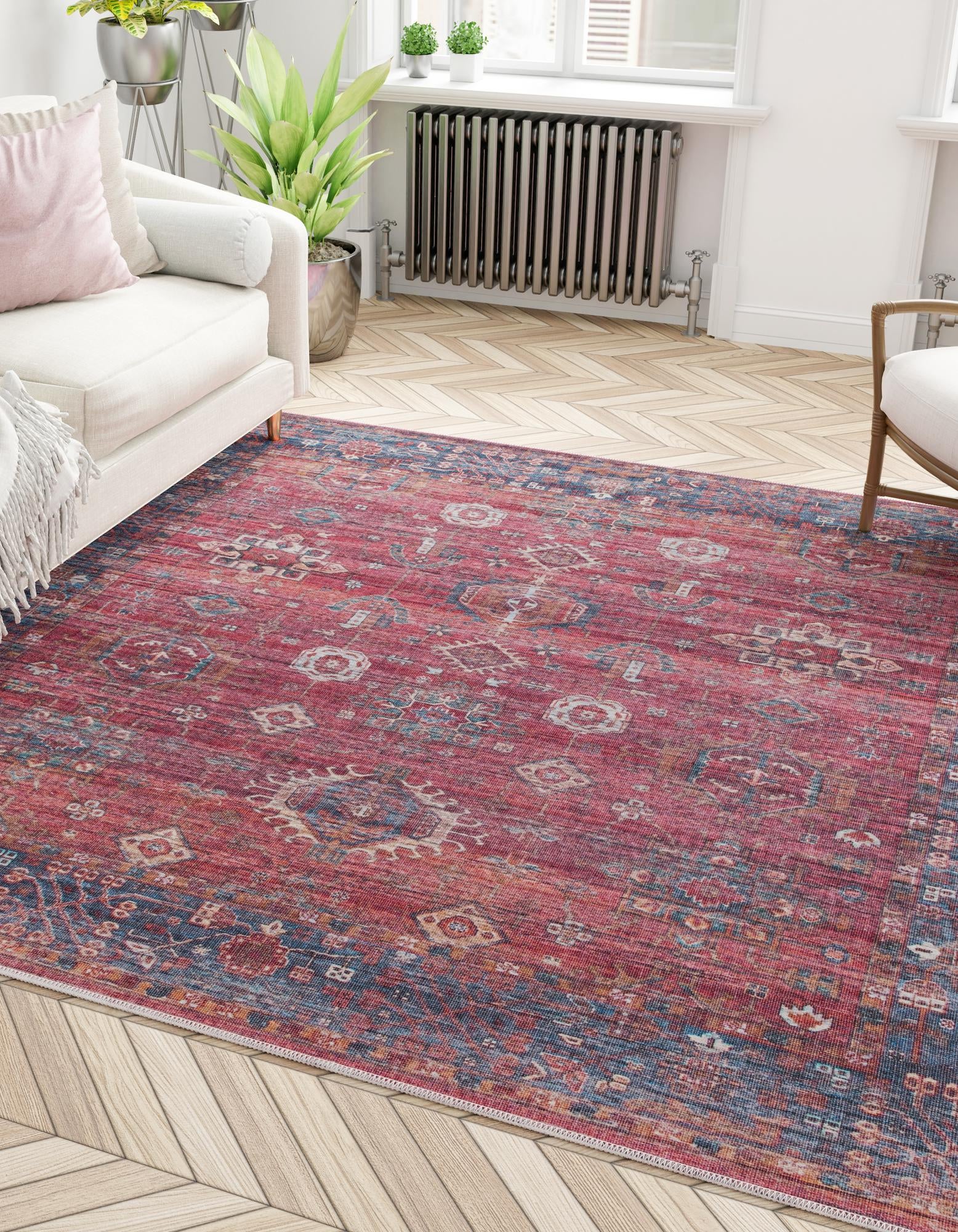 10' 6 x 10' 6 Washable Maahru Square Rug