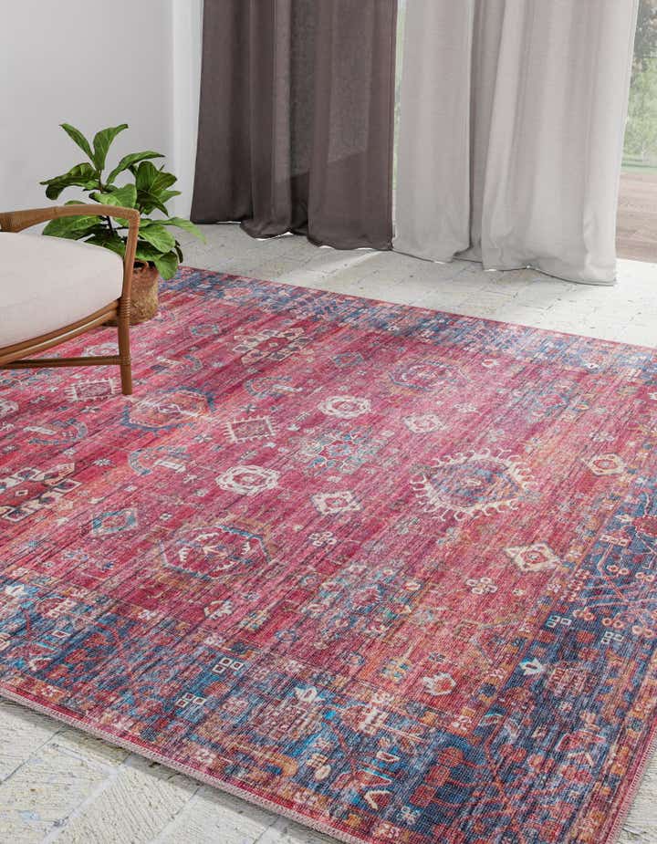 5' 3 x 5' 3 Washable Maahru Square Rug