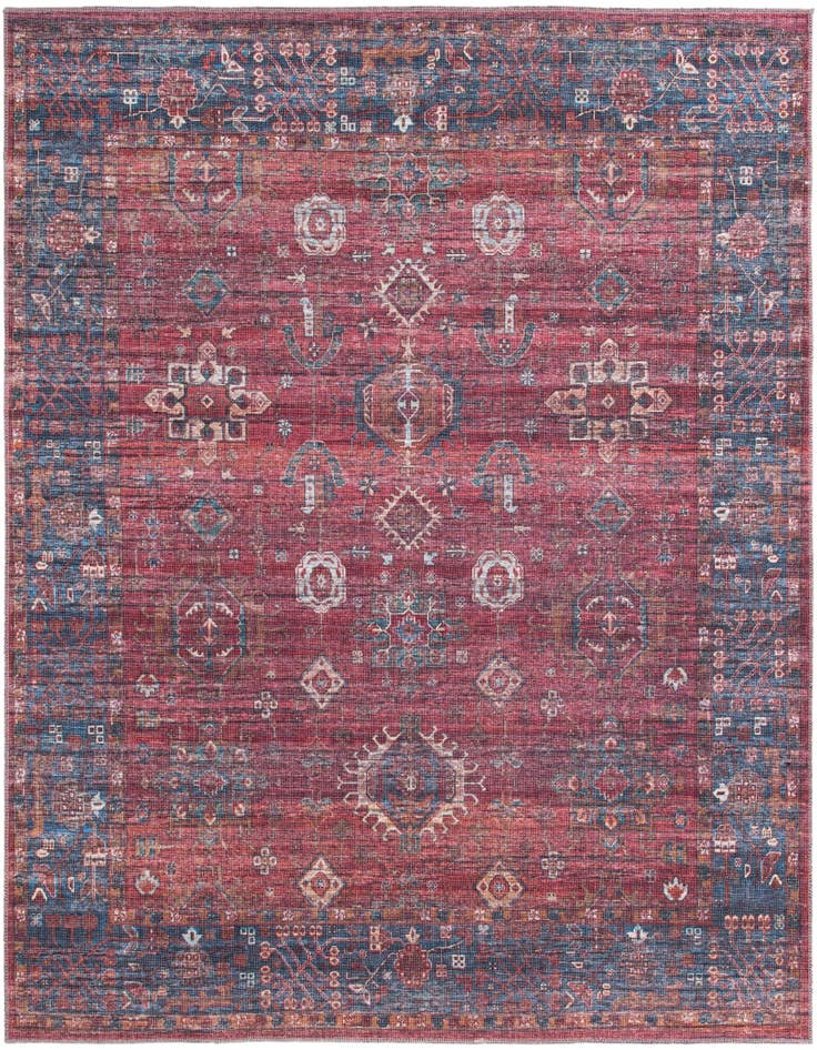 Detail image of 7' 10 x 7' 10 Washable Maahru Square Rug