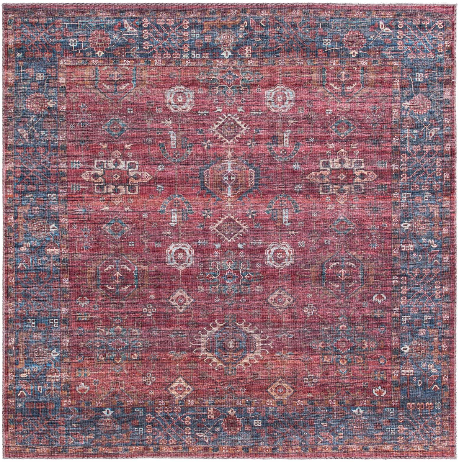 7' 10 x 7' 10 Washable Maahru Square Rug