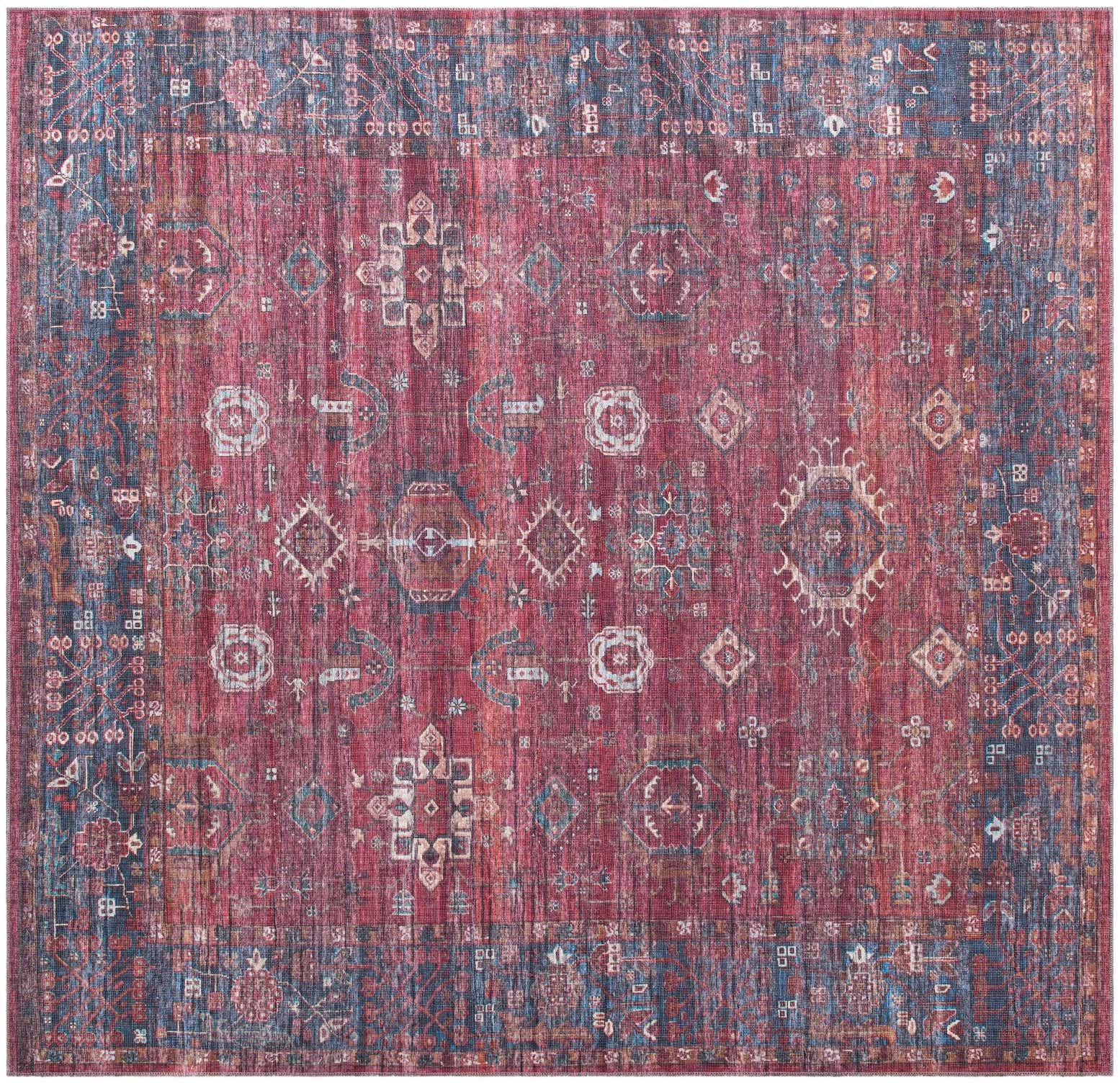 10' 6 x 10' 6 Washable Maahru Square Rug