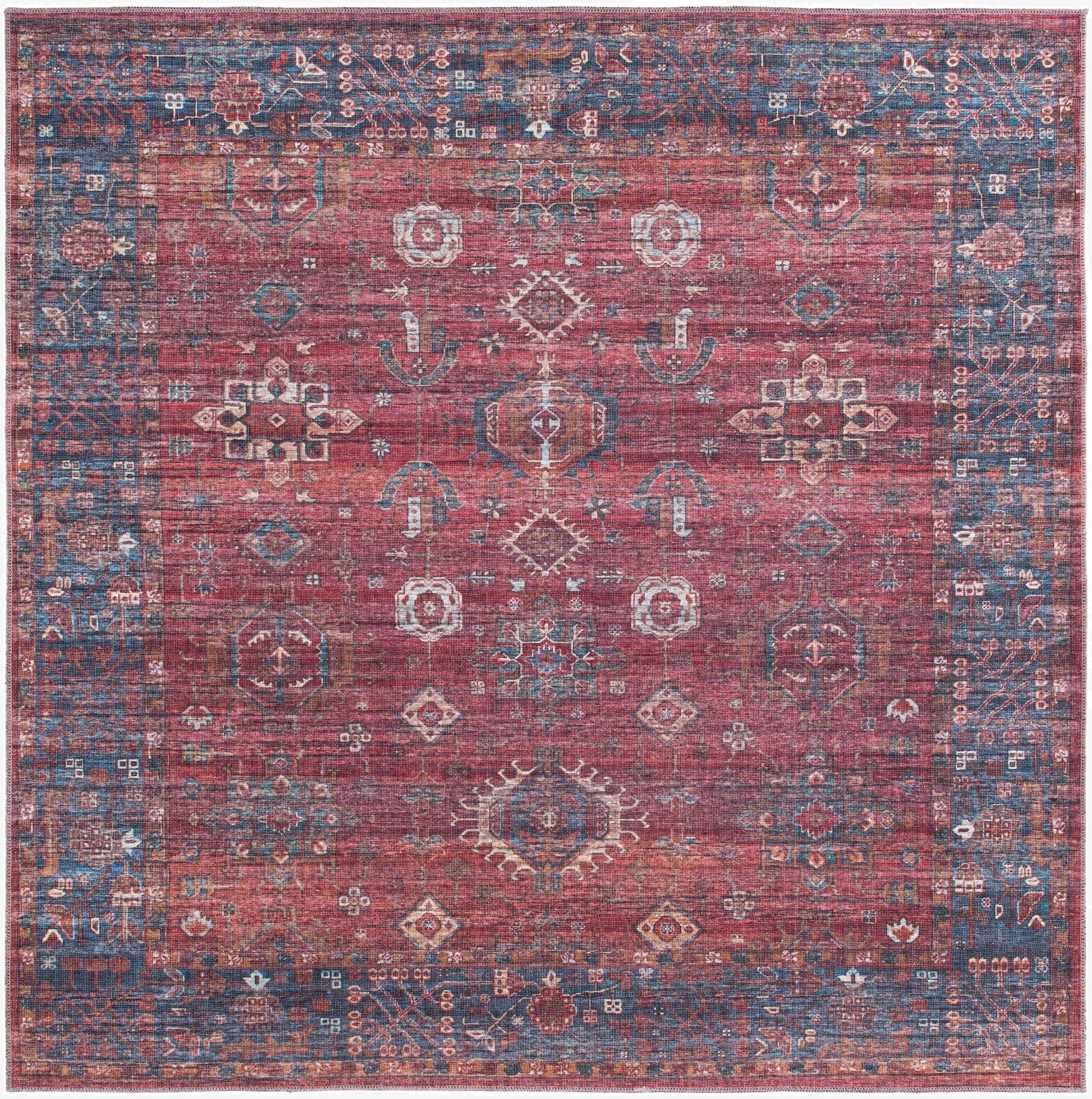 Primary image 7' 10 x 7' 10  Washable Maahru Square Rug