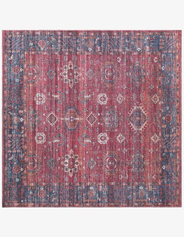 7' 3 x 7' 3 Washable Maahru Square Rug