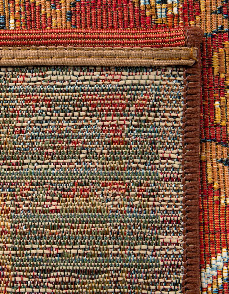 Detail image of 10' x 10' Easy-Clean Traditional Indoor / Outdoor Square Rug