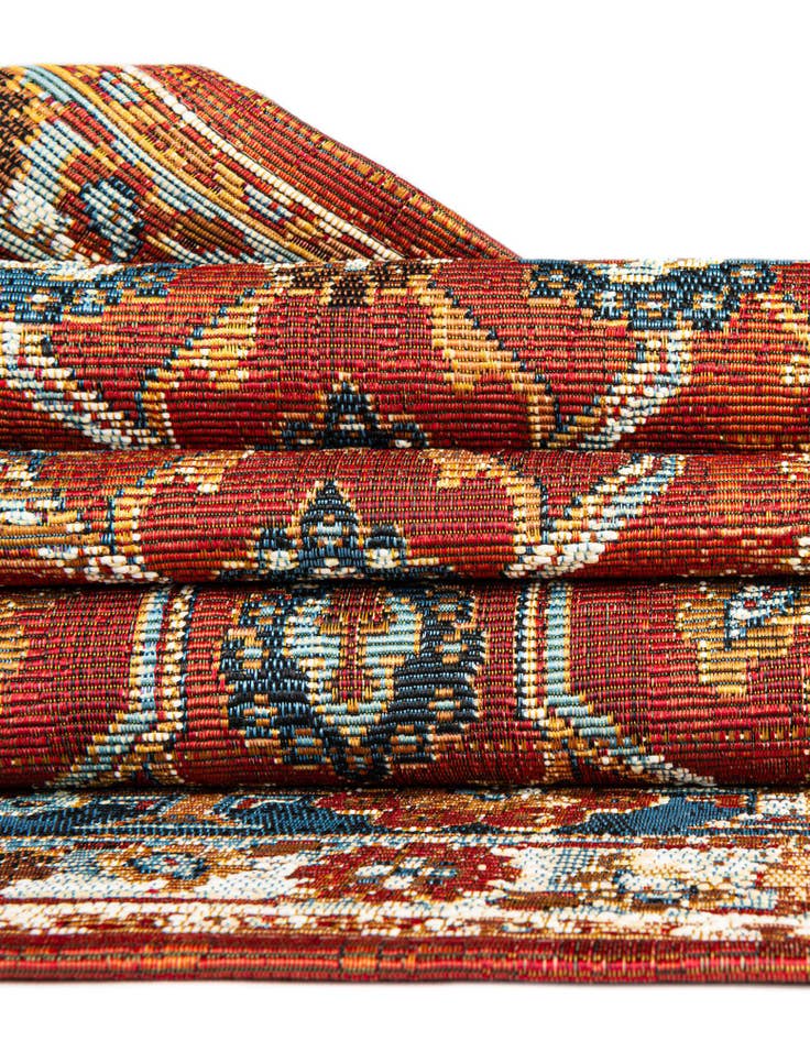 Detail image of 10' x 10'  Washable Traditional Indoor / Outdoor Square Rug