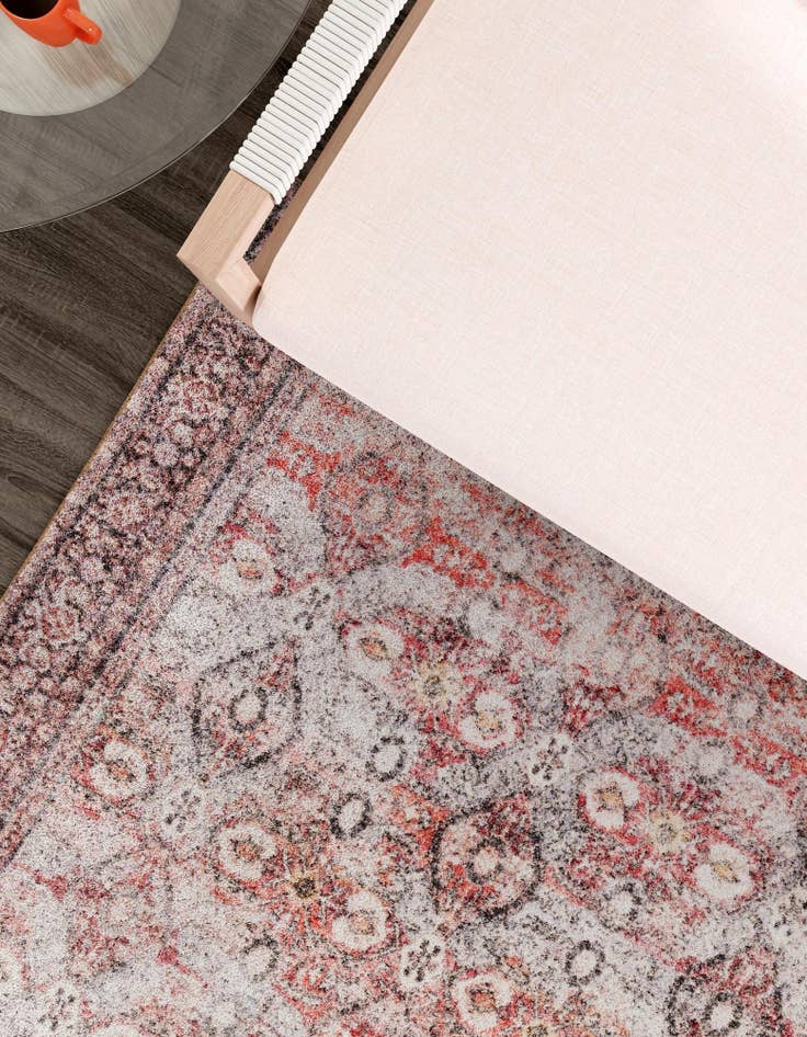Detail image of 7' 10 x 7' 10 Washable Timeless Square Rug
