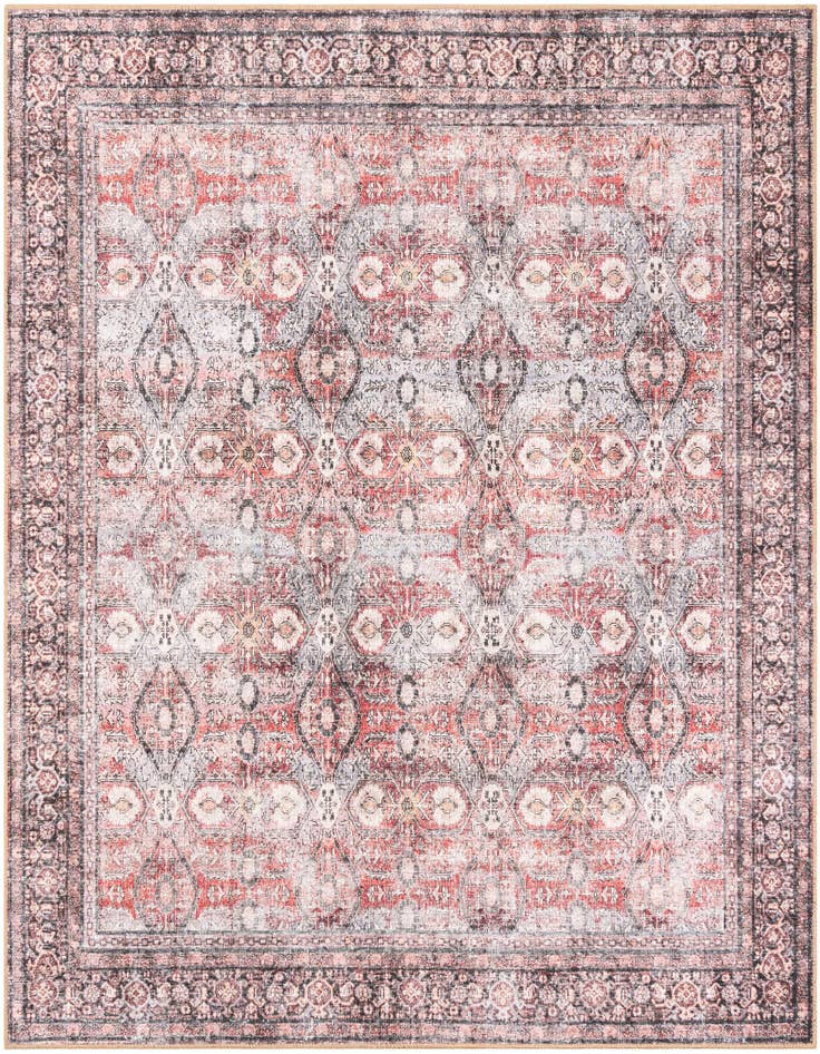 Detail image of 7' 10 x 7' 10 Washable Timeless Square Rug