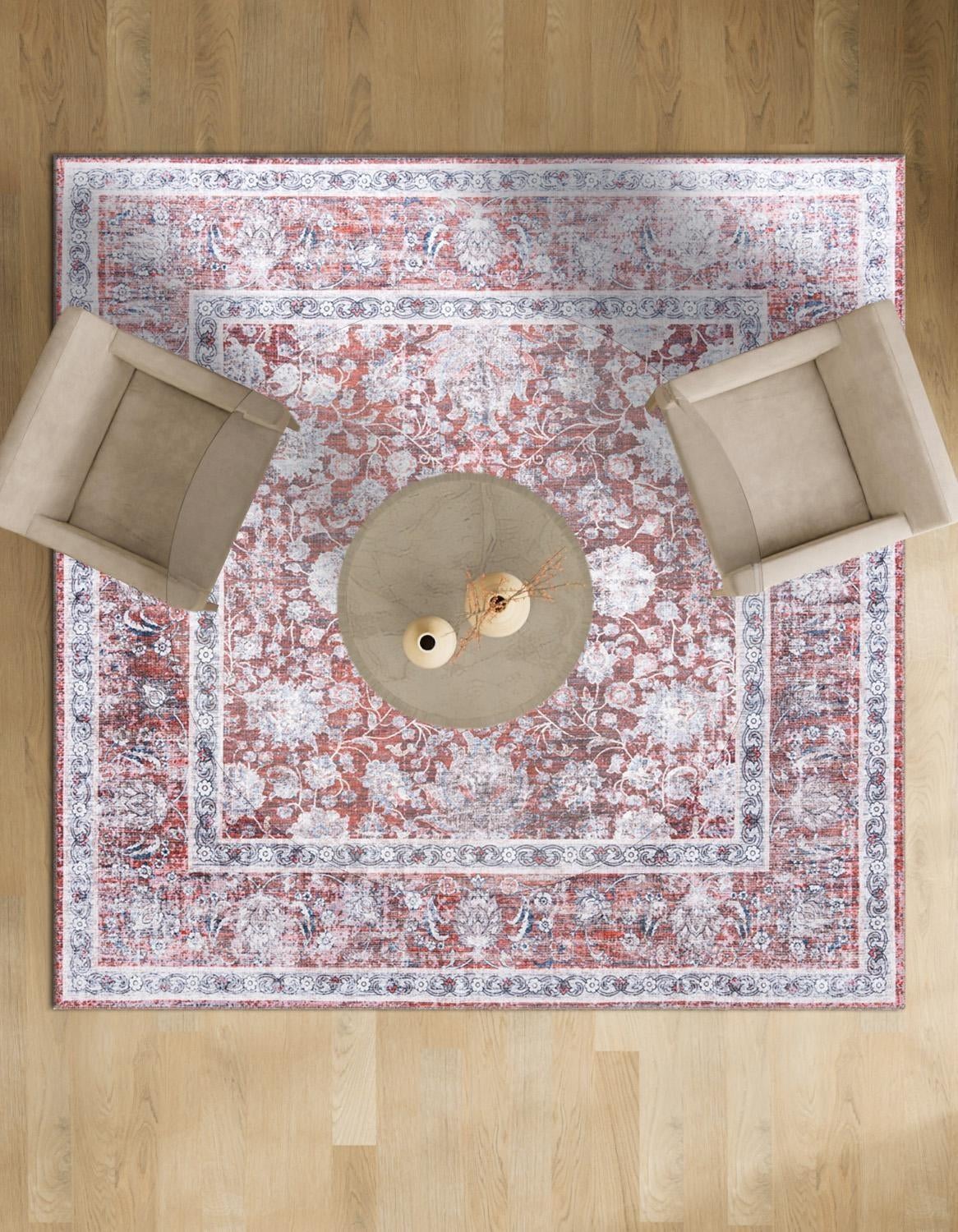 7' 10 x 7' 10 Washable Yara Square Rug