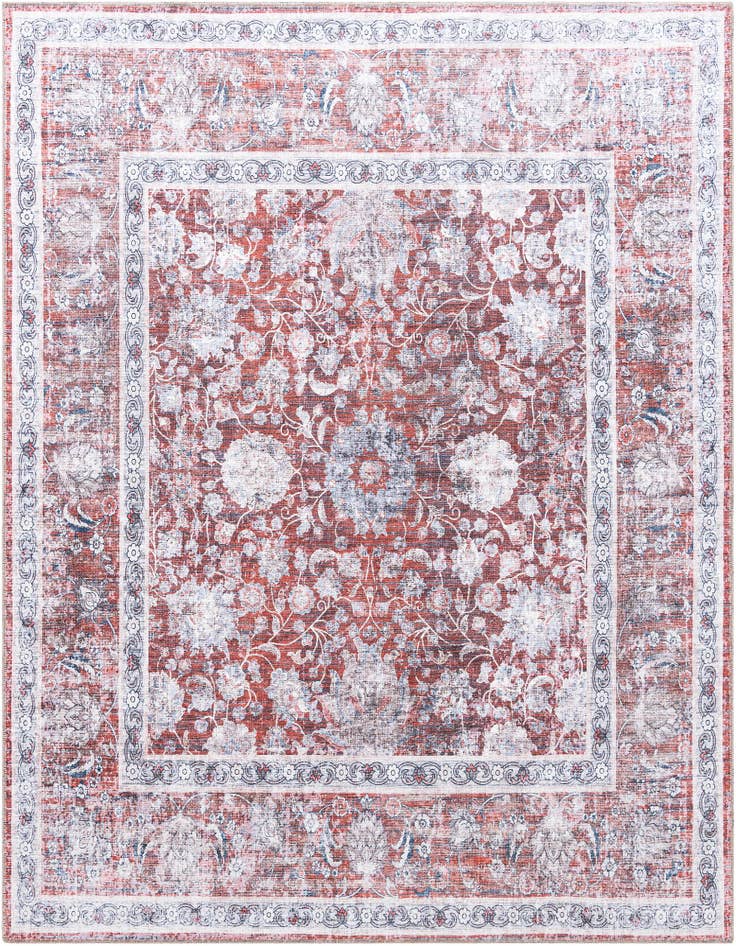 Detail image of 7' 10 x 7' 10 Washable Yara Square Rug
