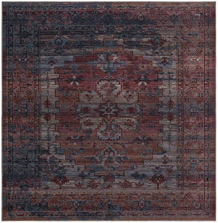Detail image of 7' 10 x 7' 10 Yara Square Rug