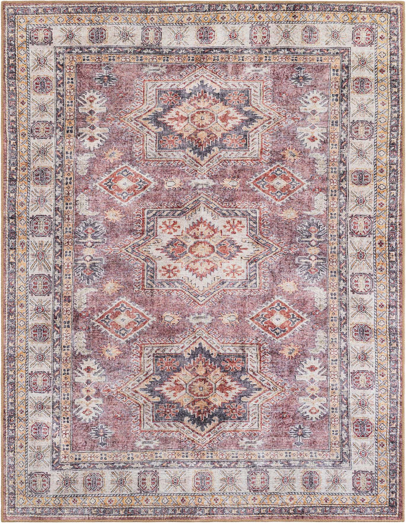 6' 1 x 9' Washable Timeless Rug