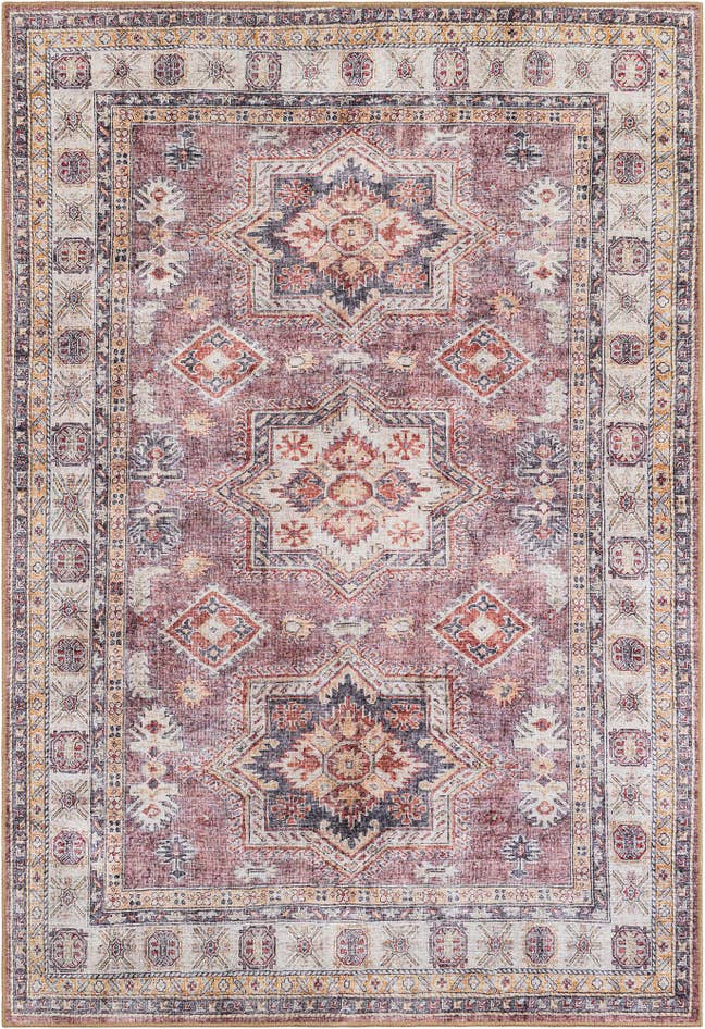 Detail image of 6' 1 x 9' Washable Timeless Rug