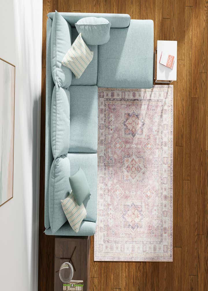 6' 1 x 9' Washable Timeless Rug