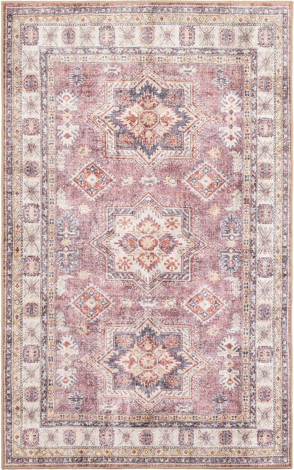 Detail image of 5' 1 x 8' Washable Timeless Rug
