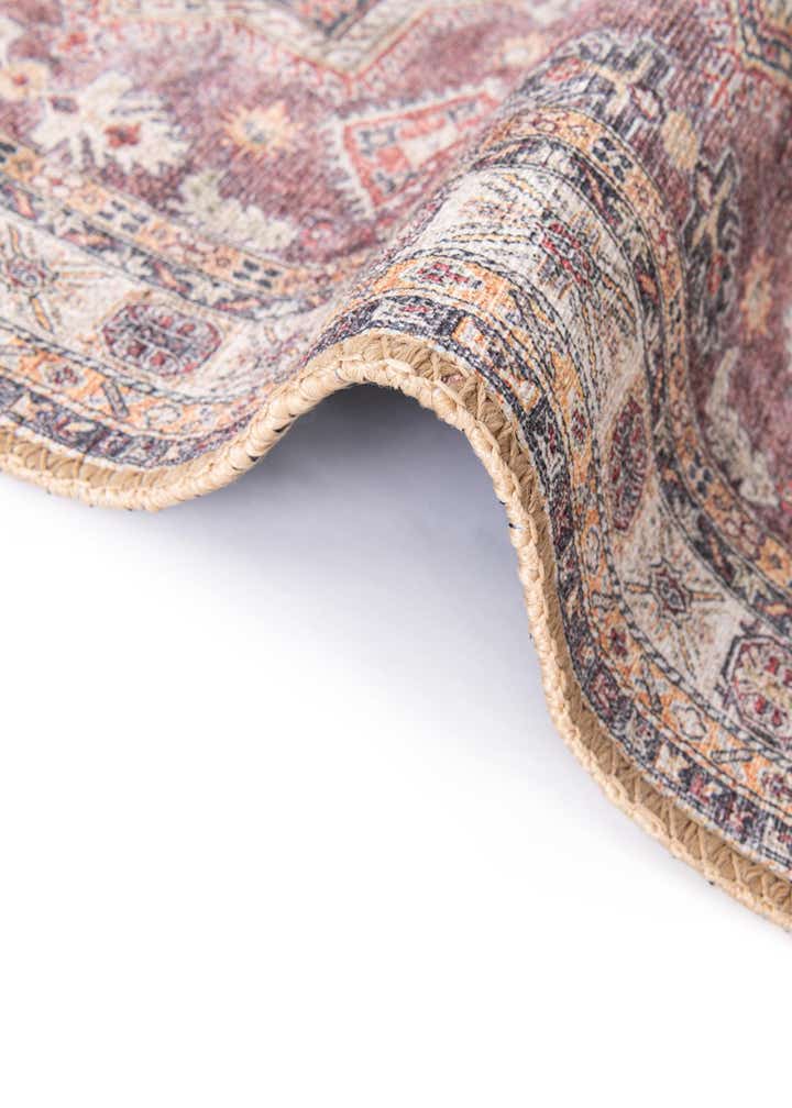 5' 1 x 5' 1 Washable Timeless Round Rug