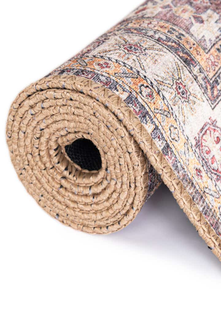 5' 1 x 5' 1 Washable Timeless Round Rug