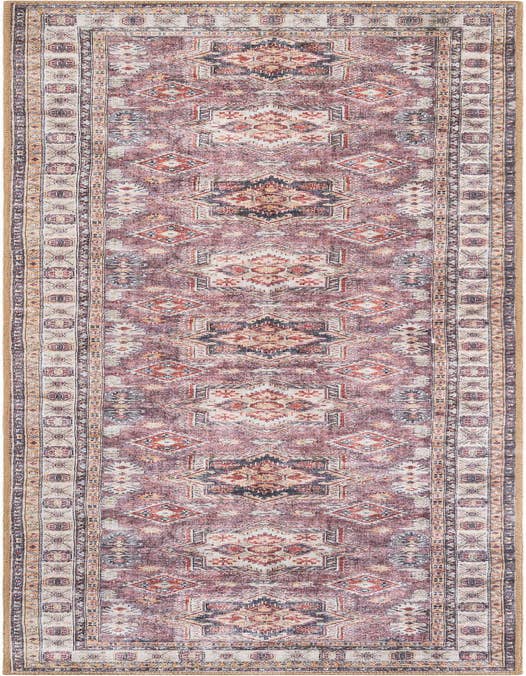 Detail image of 2' 7 x 10' Washable Timeless Runner Rug