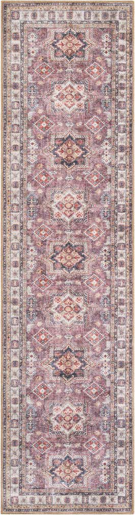 2' 7 x 10' Washable Timeless Runner Rug