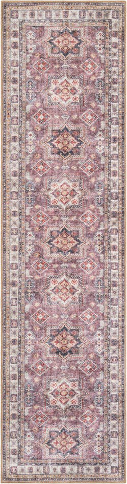 Detail image of 2' 7 x 10' Washable Timeless Runner Rug