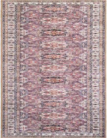 Detail image of 2' 7 x 12' Washable Timeless Runner Rug