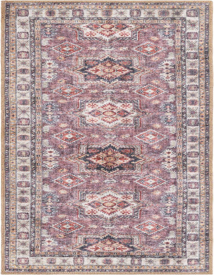 Detail image of 2' x 5' 1 Washable Timeless Runner Rug