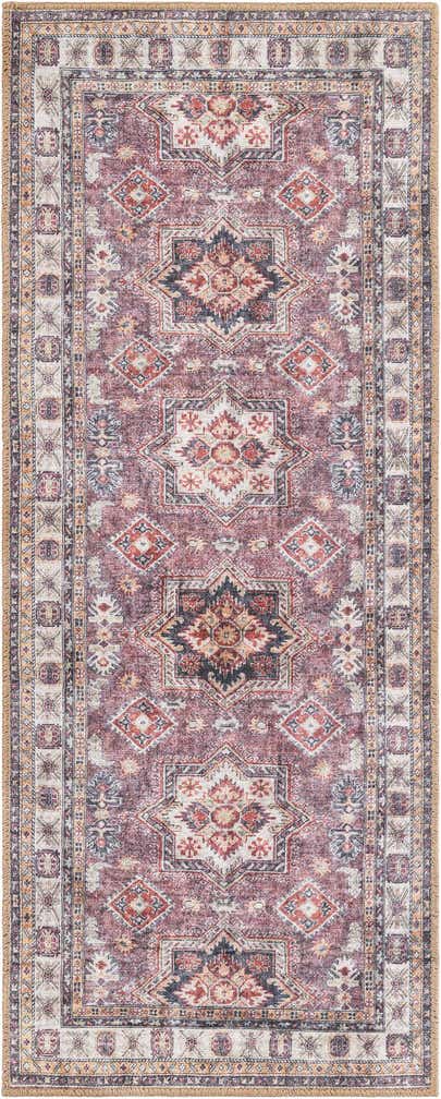 2' x 5' 1 Washable Timeless Runner Rug