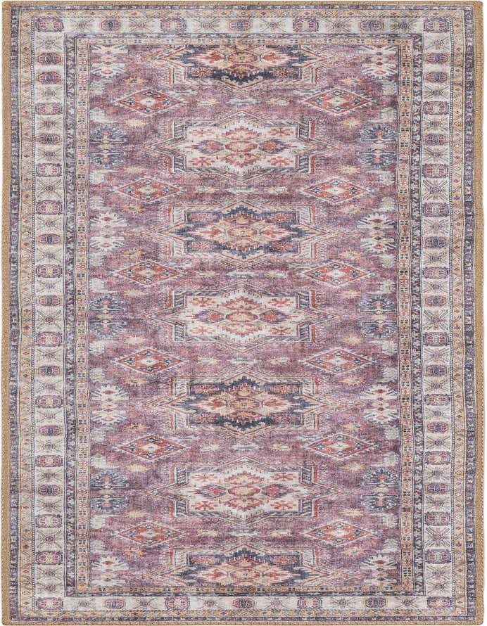 2' x 6' 1 Washable Timeless Runner Rug