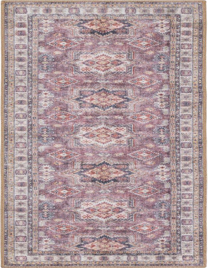 Detail image of 2' x 6' 1 Washable Timeless Runner Rug