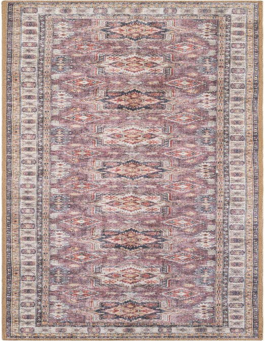 Detail image of 2' x 8' Washable Timeless Runner Rug