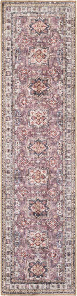 2' x 8' Washable Timeless Runner Rug