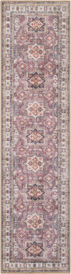 Detail image of 2' x 8' Washable Timeless Runner Rug