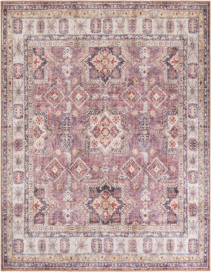 Detail image of 7' 10 x 7' 10 Washable Timeless Square Rug