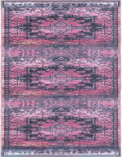 Detail image of 2' 7 x 12' Washable Francesca Runner Rug