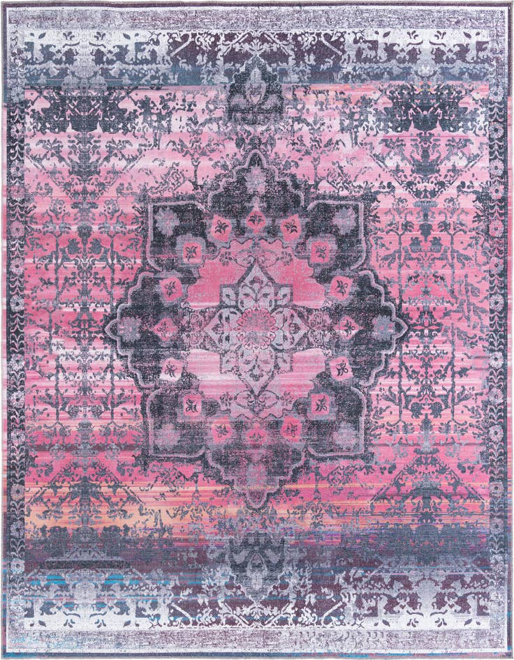 Detail image of 10' 6 x 10' 6 Washable Renaissance Square Rug