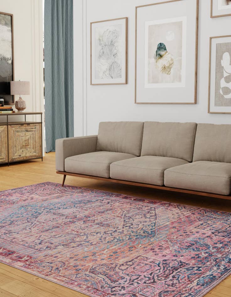 Detail image of 10' 6 x 13'  Washable Maahru Rug