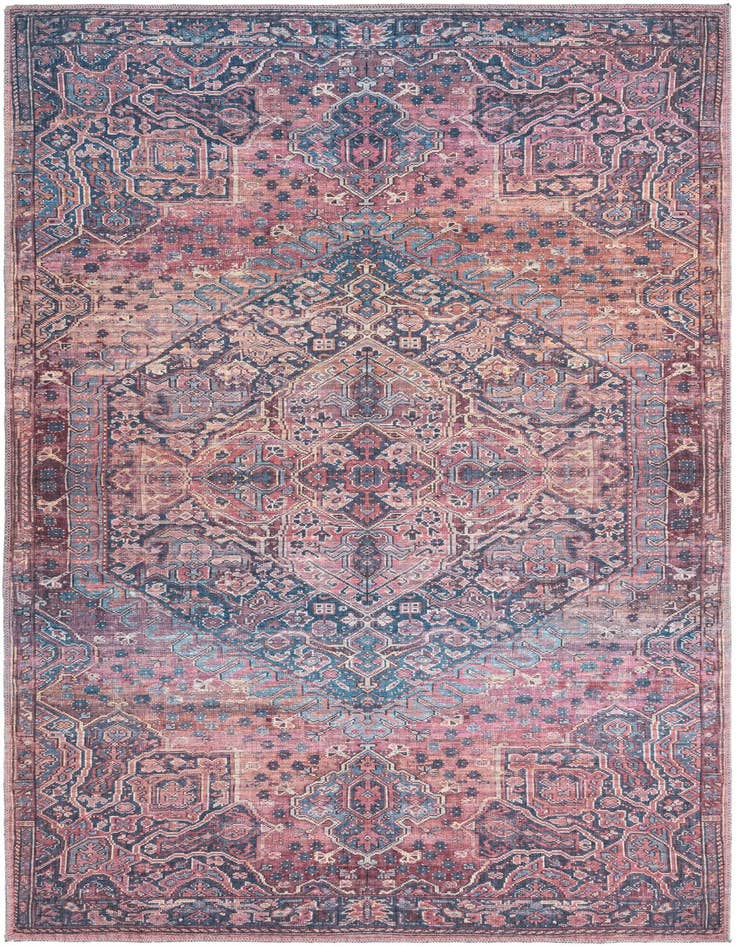 Detail image of 5' 3 x 8' Washable Maahru Rug