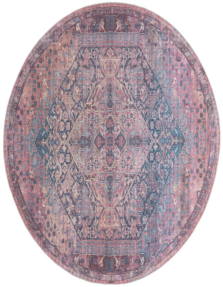 Detail image of 10' 6 x 10' 6 Washable Maahru Round Rug