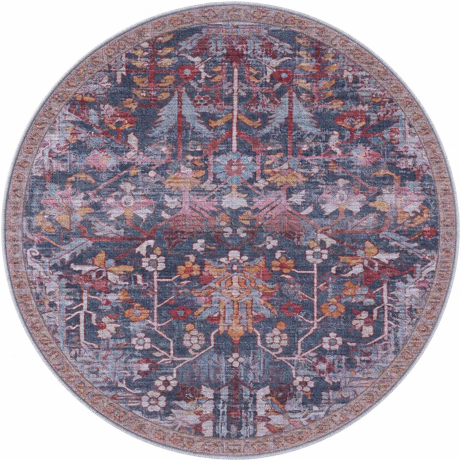 100cm x 100cm Maahru Alfombra redondo