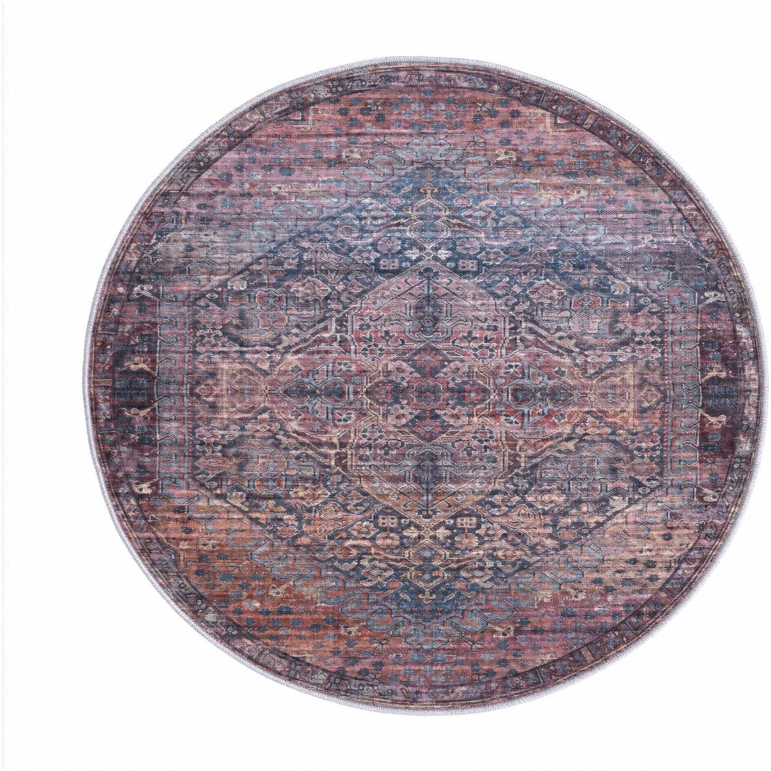 125cm x 125cm Maahru Tapis Rond