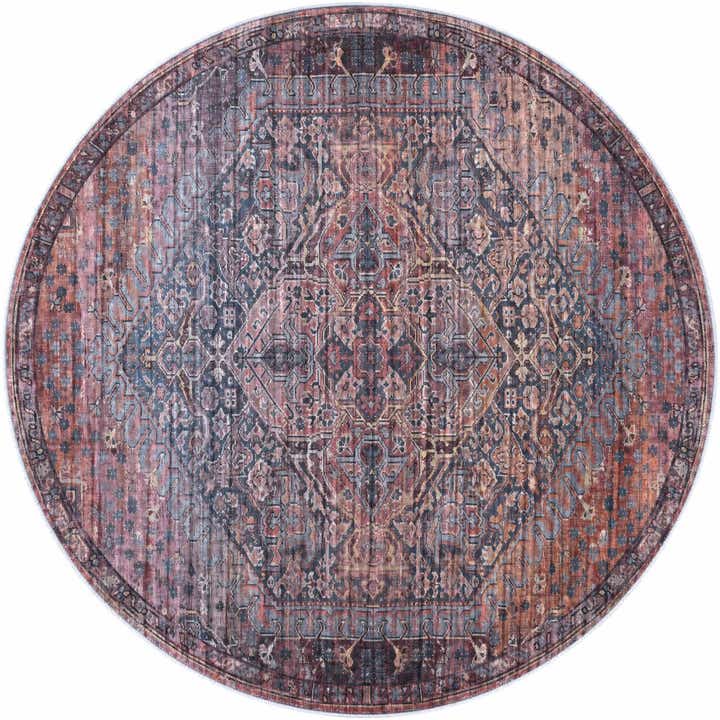 185cm x 185cm Maahru Alfombra redondo