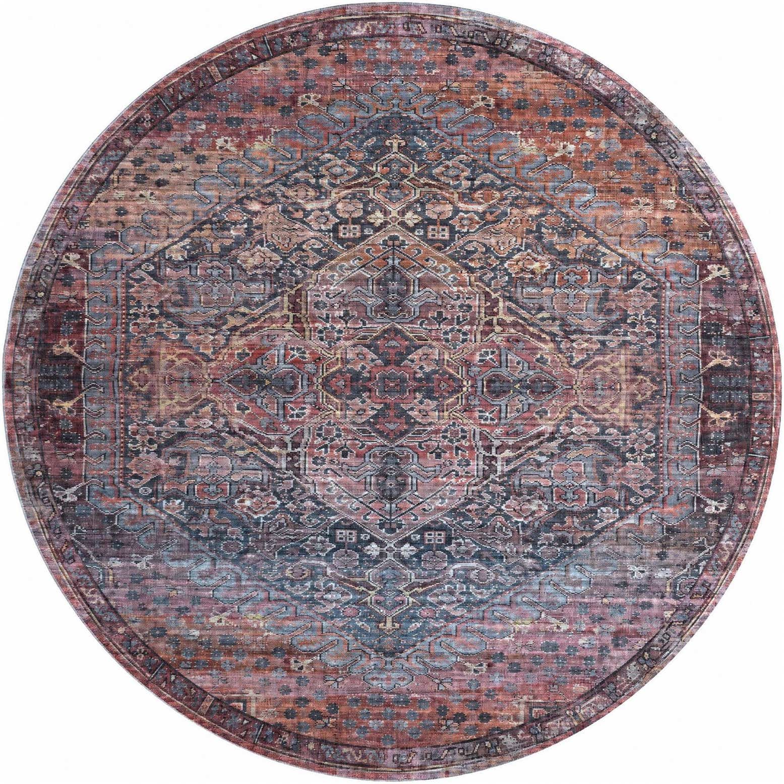 240cm x 240cm Maahru Tapis Rond