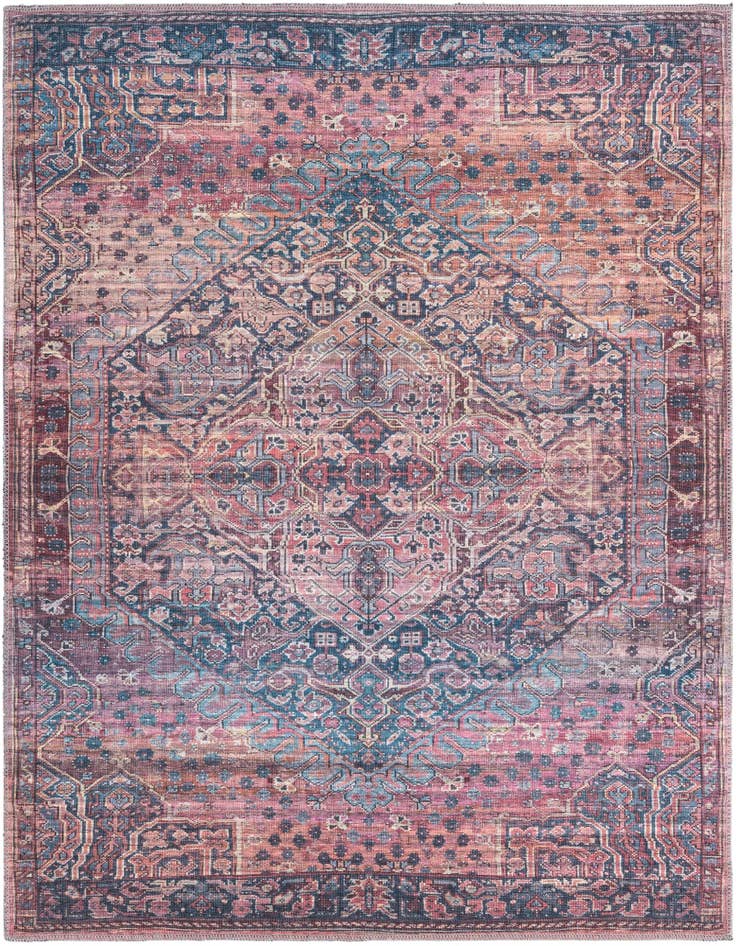 Detail image of 5' 3 x 5' 3 Washable Maahru Square Rug