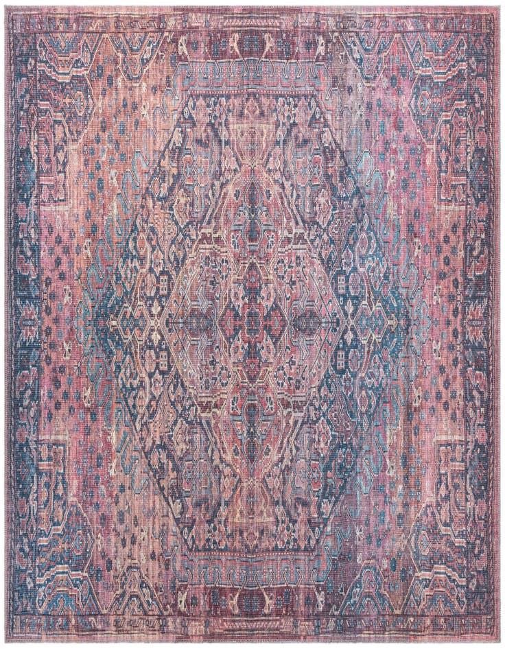 Detail image of 7' 3 x 7' 3 Washable Maahru Square Rug