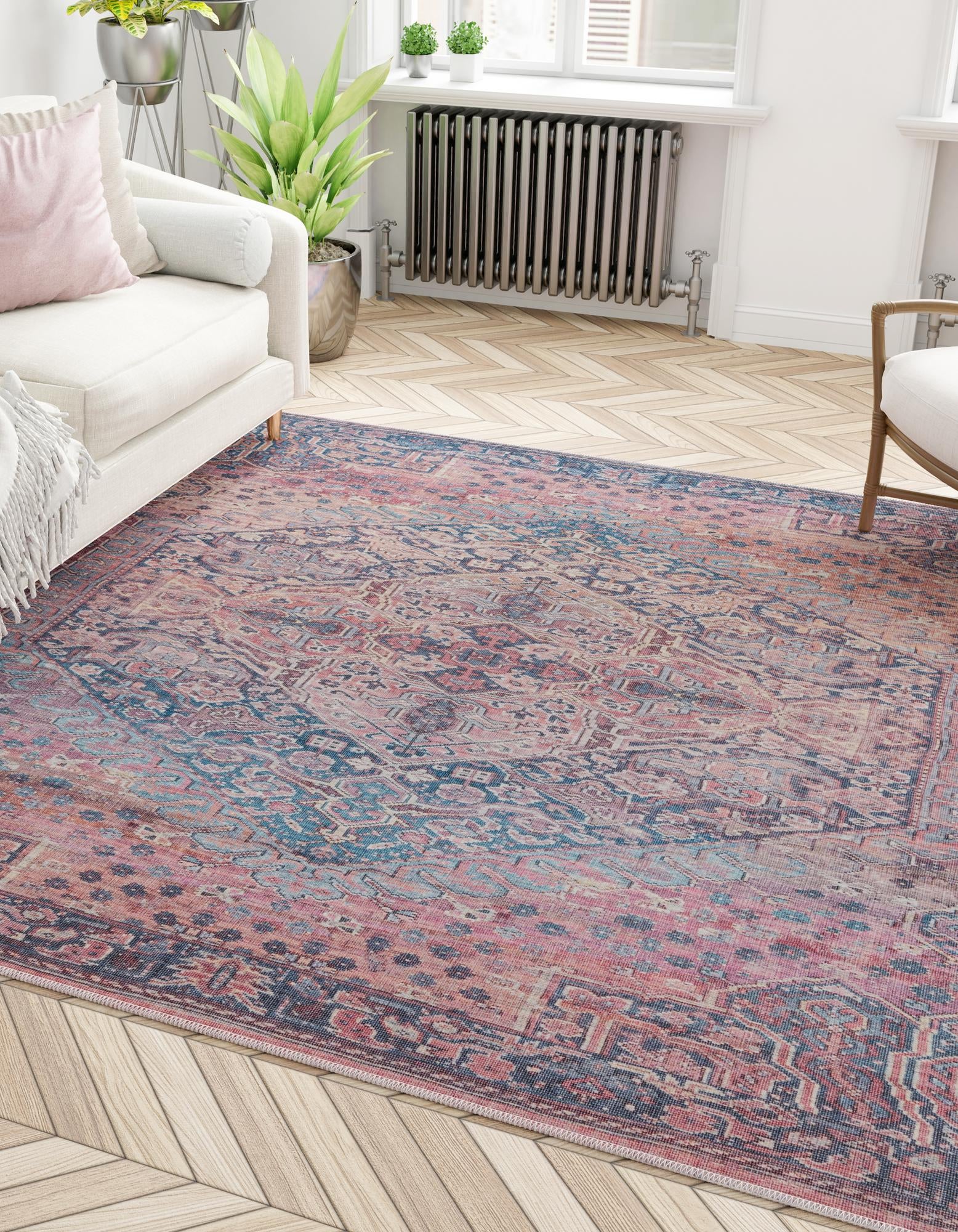 10' 6 x 10' 6 Washable Maahru Square Rug