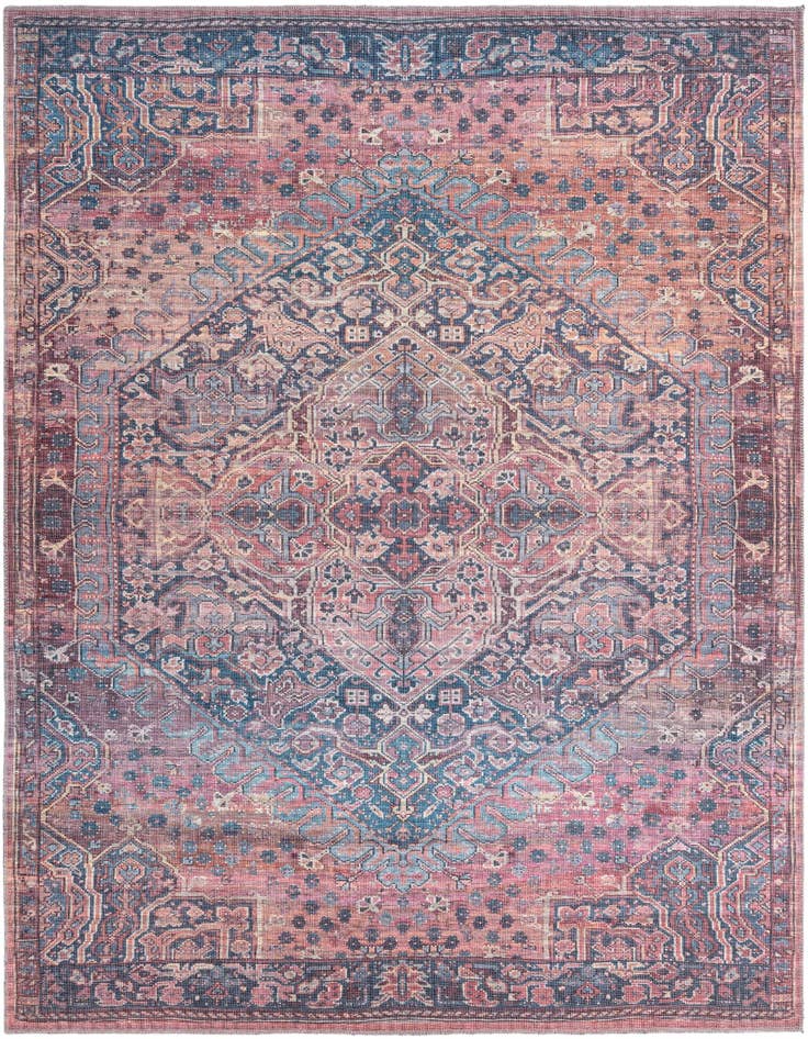 Detail image of 7' 10 x 7' 10 Washable Maahru Square Rug