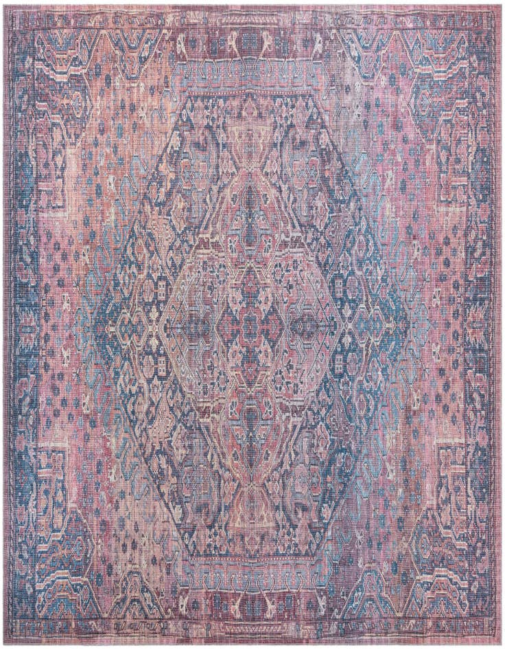 Detail image of 10' 6 x 10' 6 Washable Maahru Square Rug