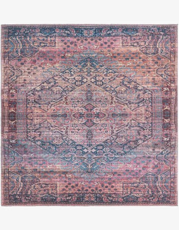 5' 3 x 5' 3 Washable Maahru Square Rug