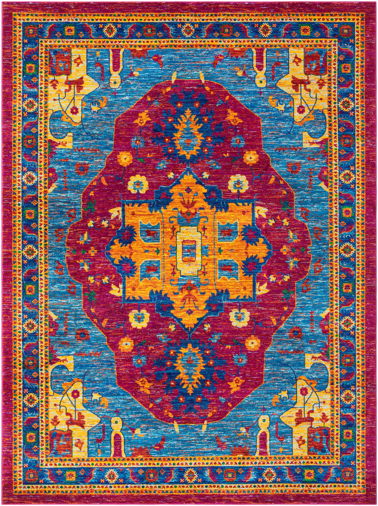9' x 12' Applegate · Border rug